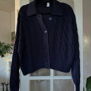 Navy Cardigan